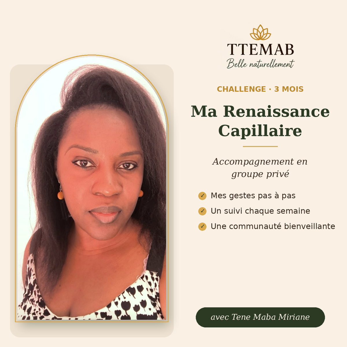 Challenge Ma Renaissance Capillaire – Accompagnement 3 mois